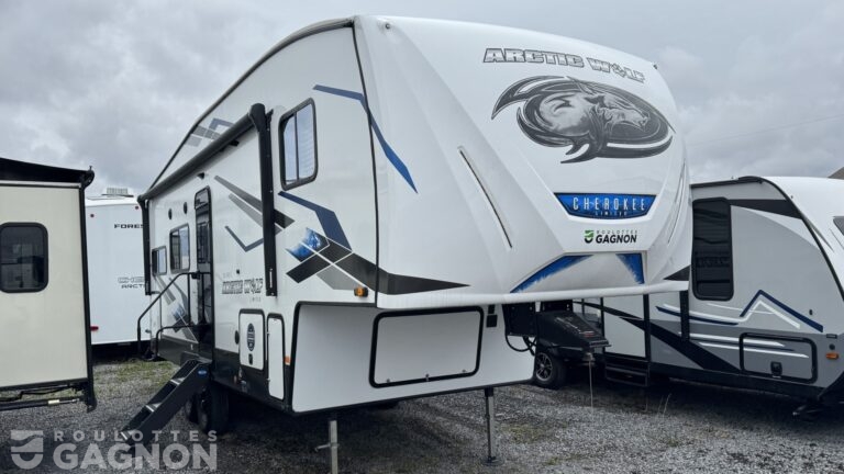 Fifth Wheel Forest River Arctic Wolf 23MLE 2024 avec revêtement en fibre de verre