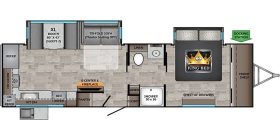 Sunset Trail 309RK 2021 (Floor plan)