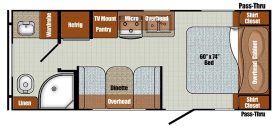 Vista Cruiser 19RBS 2025 floor plan