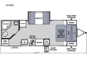 Apex 201RBS 2023 floor plan