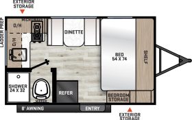 Aurora 13RKX 2026 (Floor plan)