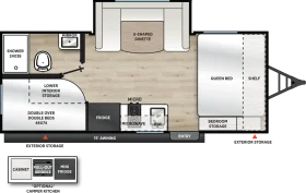 Aurora 18BHSX 2027 floorplan