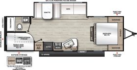 Aurora 26BHS 2026 Floor plan