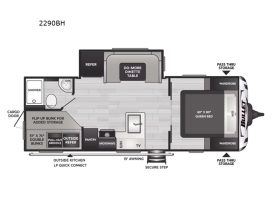 Bullet 2290BH 2027 floor plan