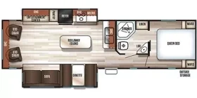 Cherokee 304R 2018 Floor plan