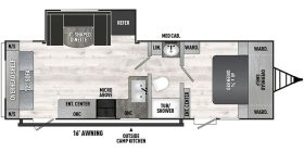 Clipper 272RLS 2022 floor plan