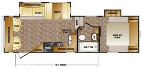 Cruiser 27RL 2015 (Floor plan)