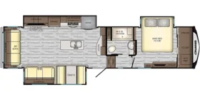 Cruiser 339RL 2019 floor plan