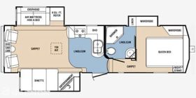 Crusader 290 RLT 2012 (Floor plan)
