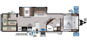 Della Terra 291BH 2023 Floorplan