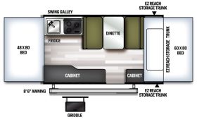 Flagstaff 206ST 2022 floor plan