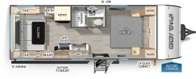 Grey Wolf 20RDSE 2021 floorplan