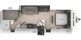 Grey Wolf 26DBH 2021 floorplan