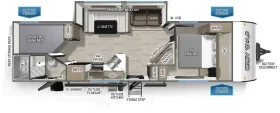 Grey Wolf 26KF 2027 floorplan