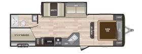 Hideout 192LHS 2019 (floor plan)