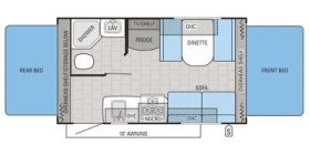 Jay Feather X17Z 2016 (Floor plan)