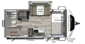 Kodiak 170BH 2025 floor plan