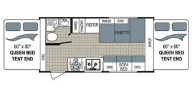 Kodiak 186E 2017 floorplan