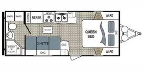 Kodiak 200QB 2013 floorplan