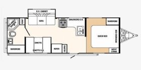 Palomino T-245 2012 (Floor plan)