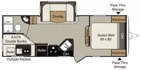 Passport 2400BH 2015 Floor plan