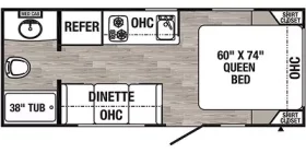 Puma 16QBH 2022 floor plan