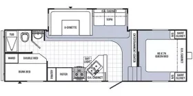 Puma 259RBSS 2015 floor plan
