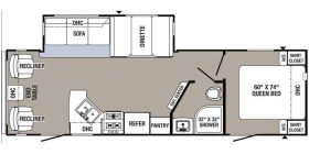 Puma 27RLSS 2017 floorplan