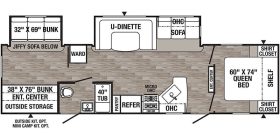 Puma 31BHSC 2021 FLOOR PLAN