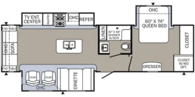 Puma 31RLQS 2018 floorplan