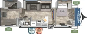 Puma 32RBFQ 2027 floorplan