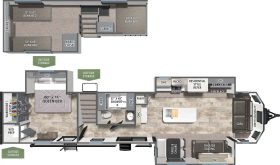 PUMA 402LFT QUEEN Floor plan