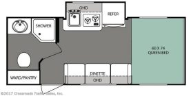 R-pod RP-180 2019 Floor plan