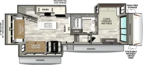 Sabre 32RL 2027 floor plan
