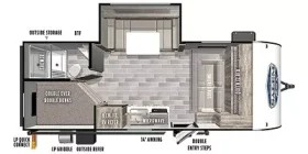 Salem 178BHSK 2022 floor plan