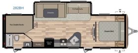 Springdale 282BH 2016 (Floor plan)