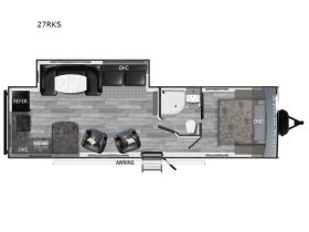 Trail Runner 27RKS 2022 floor plan