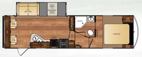 Wildcat 27RL 2017 (Floor plan)
