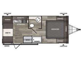 Xplorer 171RDX 2023 Floor plan