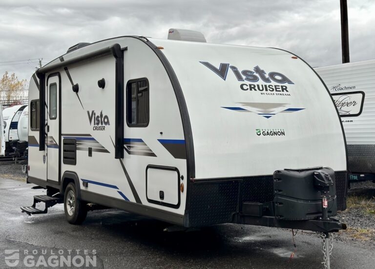 Roulotte de voyage usagée Vista Cruiser 19ERD 2023 vue extérieure compacte et légère